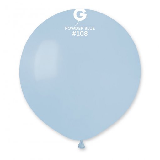 25 Balões latex 19'' (48cm) cor Powder Blue #108 - G19