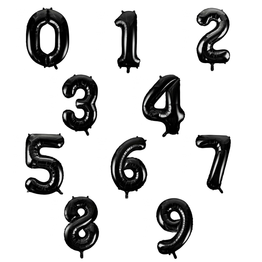 Sortido Balões Foil 86cm Preto