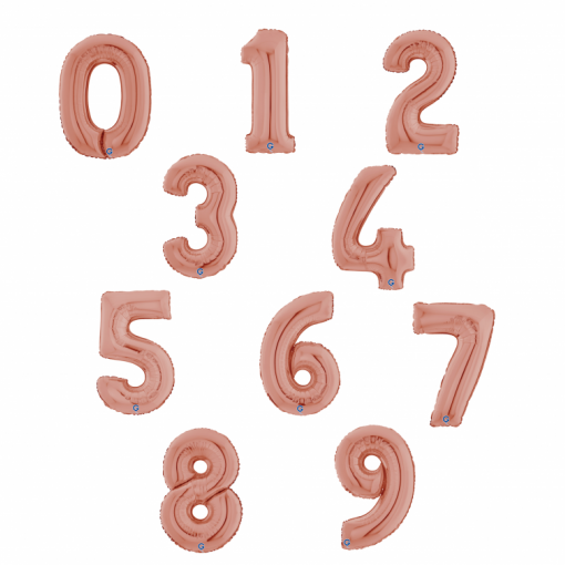 Sortido Balões Foil 66cm Rose Gold