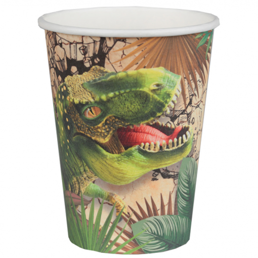 10 Copos 270ml Dinossauros