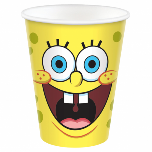 8 Copos 250ml SpongeBob