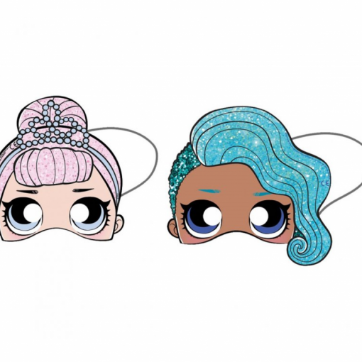 6 Máscaras LOL Surprise Glitterati