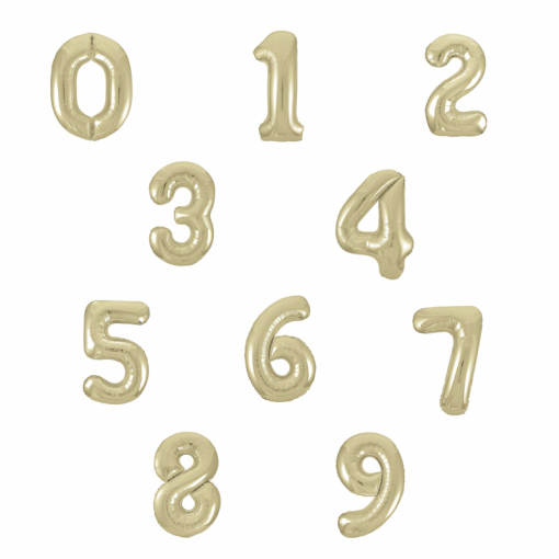 Sortido Balões Foil 86cm Dourado