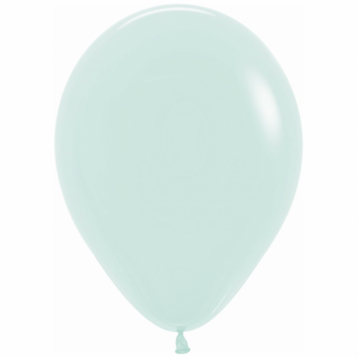 100 Balões latex R5 (12cm) - Pastel Matte Green - 630