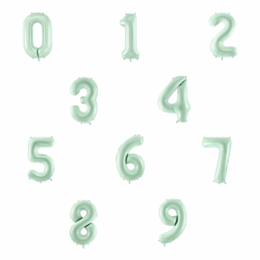 Sortido Balões Foil 72cm Verde Menta