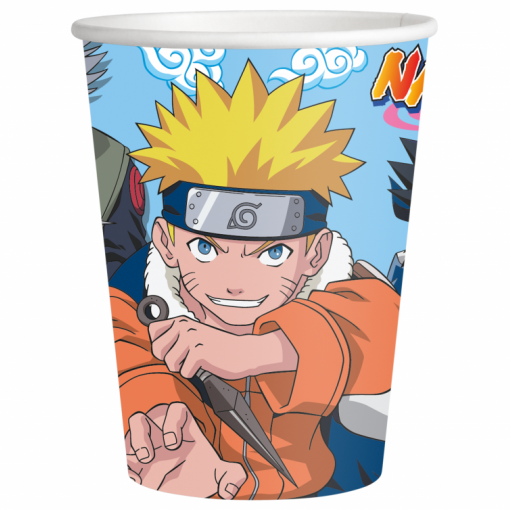 8 Copos 250ml Naruto