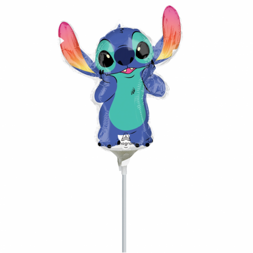 Balão Foil Mini Shape 22x25cm Stitch