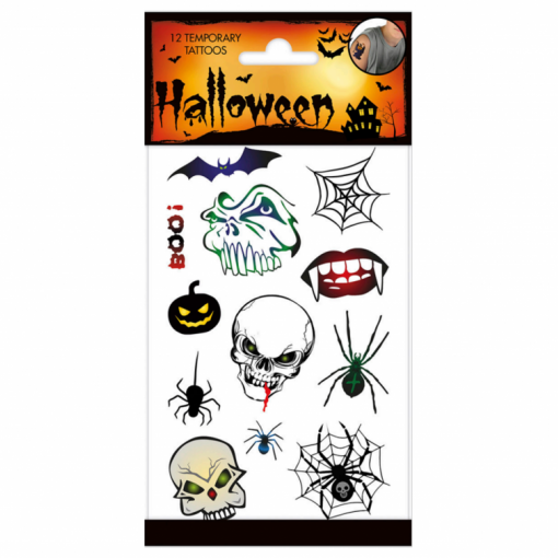 12 Tatuagens Scary - Halloween
