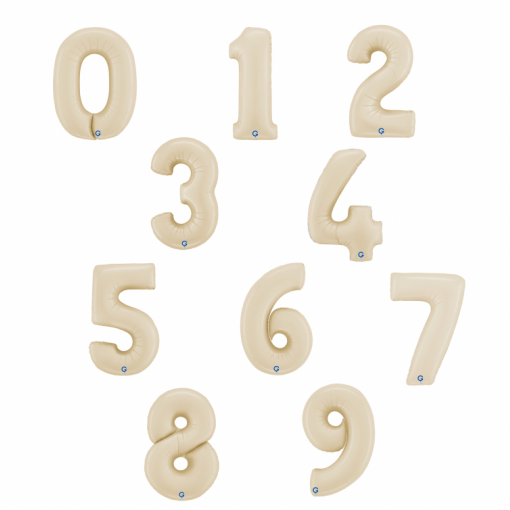 Sortido Balões Foil 66cm Satin Creme