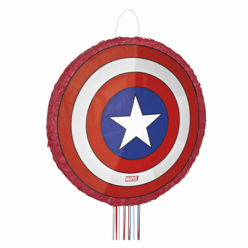 Pinhata 3D Escudo Capitão América Avengers