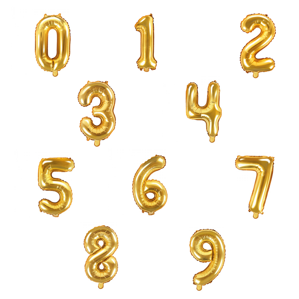 Sortido Balões Foil 35cm Dourado