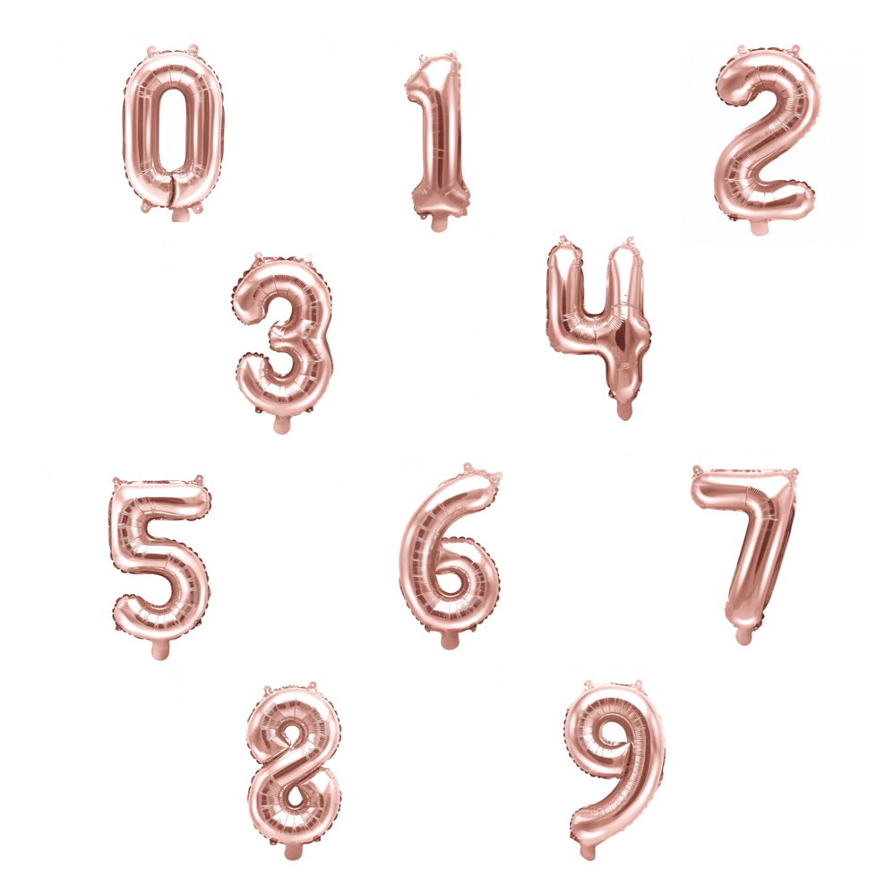 Sortido Balões Foil 35cm Rose Gold