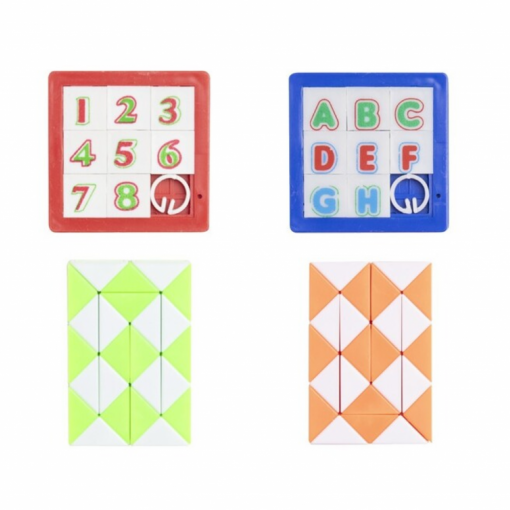 2 Puzzle Quebra-cabeças - Cor sortida