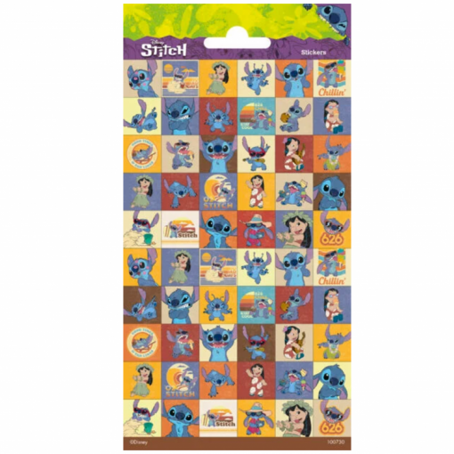 Folha de autocolantes Stitch