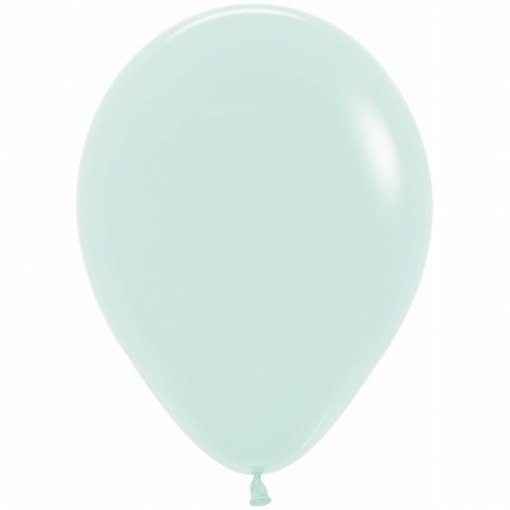 50 Balões latex R12 (30cm) - Pastel Matte Green - 630