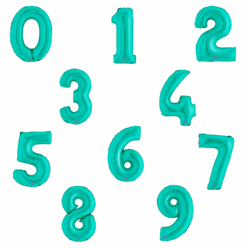 Sortido Balões Foil 14'' (35cm) Tiffany