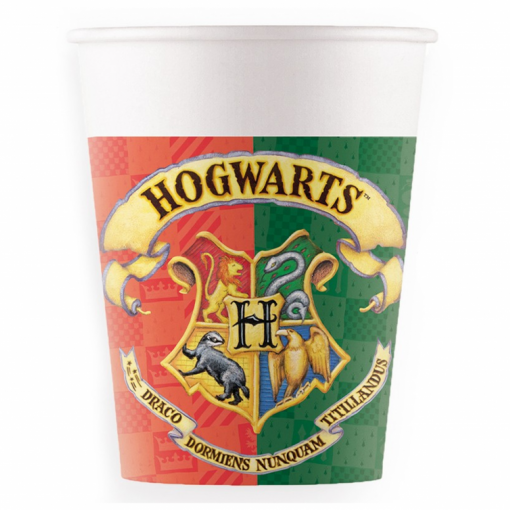8 Copos 200ml Harry Potter