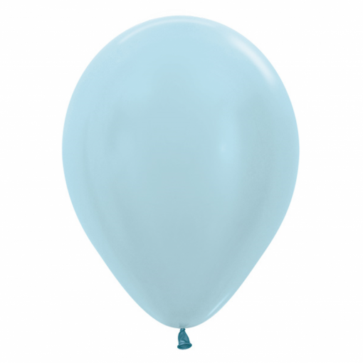 50 Balões latex R12 (30cm) - Pearl Blue - 440