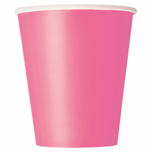 14 Copos 267ml EU Rosa Choque