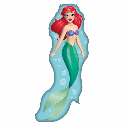 Balão Foil 99x60cm Ariel - Princesas Disney