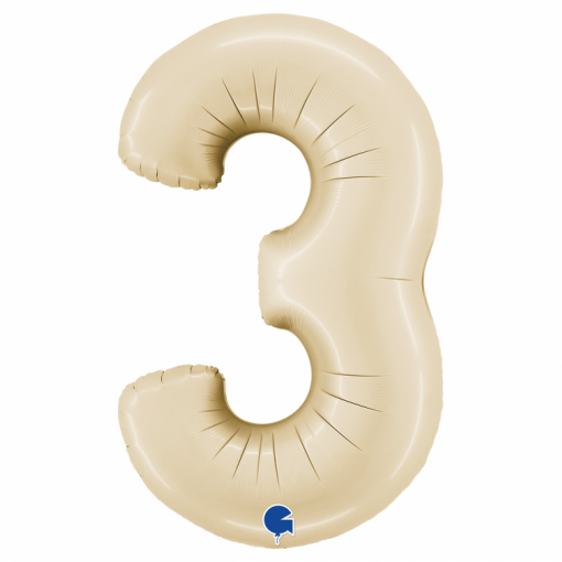 Balão Foil 102cm Satin Creme nº3