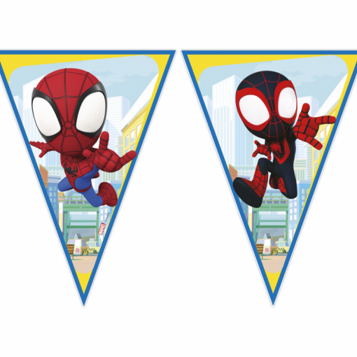 Bandeira Triângulo 2,3m Spider-Man (Homem-Aranha) Spidey