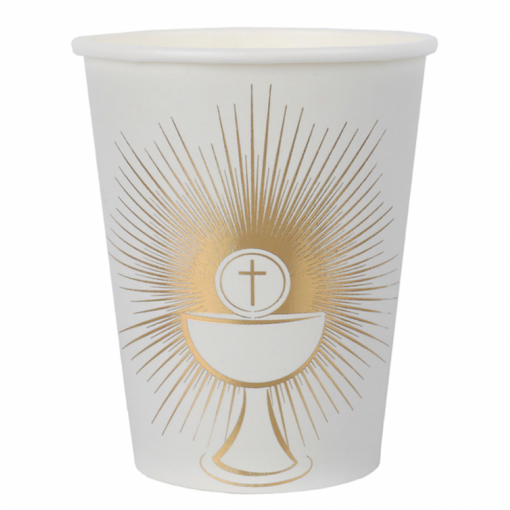 10 Copos 27cl Comunhão / Batizado