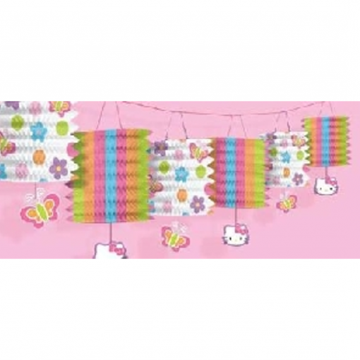 Grinalda com Lanternas 3,65m Hello Kitty