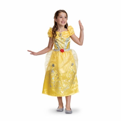 Fato Bela (Bela e o Monstro - Princesas Disney) Idade 3-4