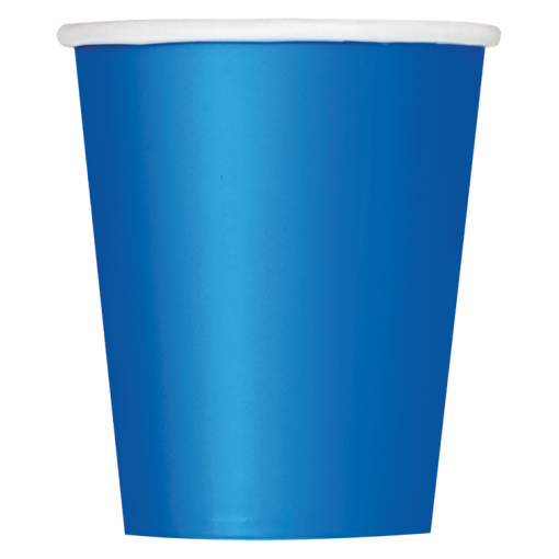 14 Copos 267ml Azul Médio