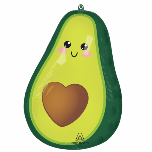 Balão Foil 43x60cm Food Friends Abacate