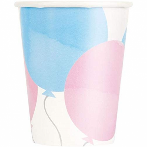 8 Copos 267ml EU Gender Reveal Party