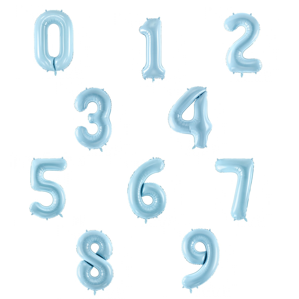 Sortido Balões Foil 86cm Azul Claro