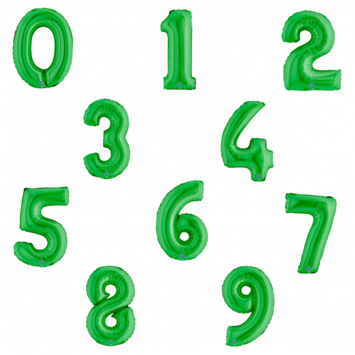 Sortido Balões Foil 14'' (35cm) Verde