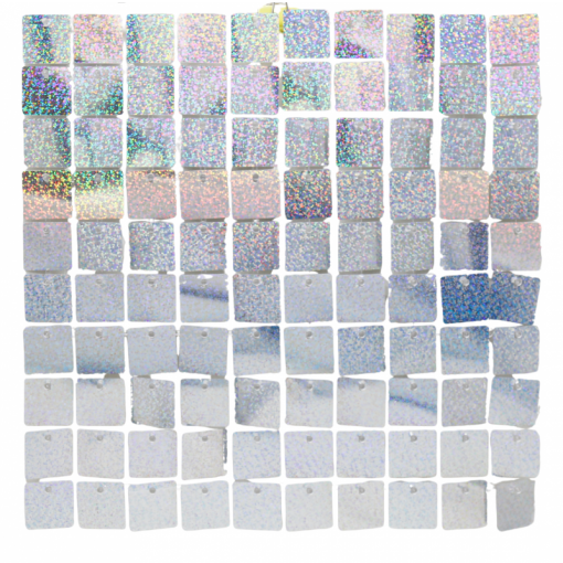 Painel Shimmer Wall 30x30cm Prateado Holográfico