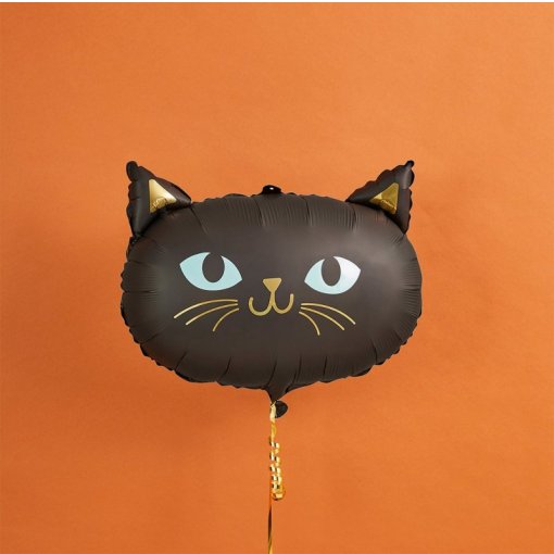 Balão Foil 45cm Gato Preto - Halloween