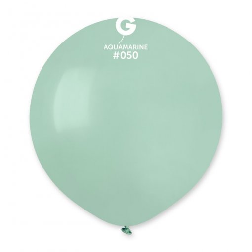 25 Balões latex 19'' (48cm) cor Aquamarine #050 - G19
