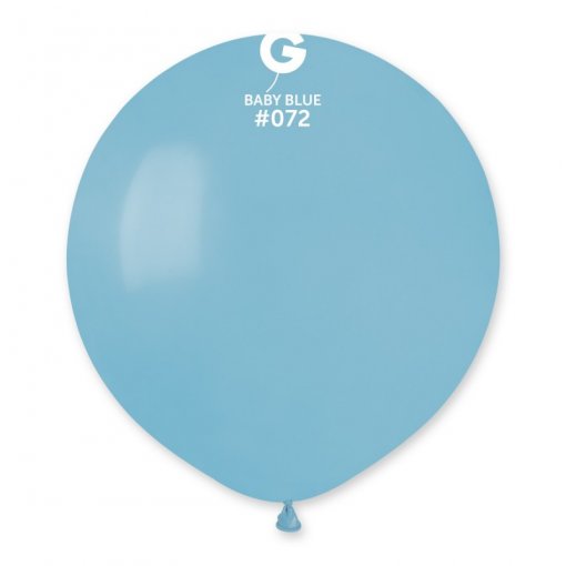 25 Balões latex 19'' (48cm) cor Baby Blue #072 - G19
