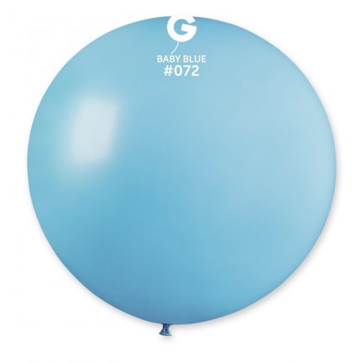1 Balão latex 31'' (80cm) cor Baby Blue #072 - G30