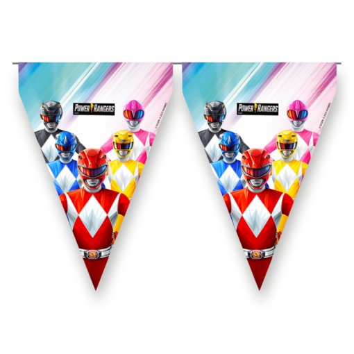 Bandeiras Triângulo Power Rangers