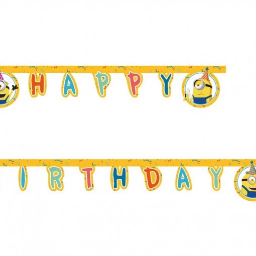 Grinalda Happy Birthday 200cm Minions