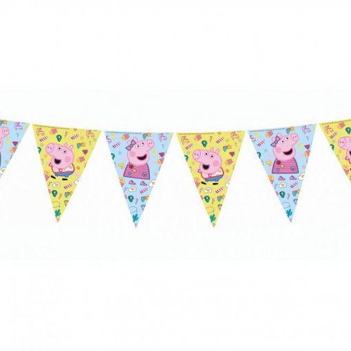 Bandeira Triângulo Peppa Pig