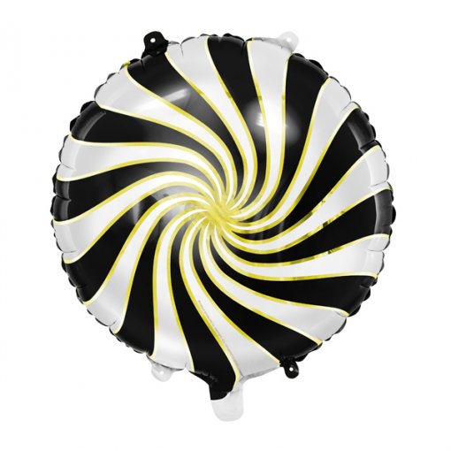 Balão Foil 35cm Candy Preto