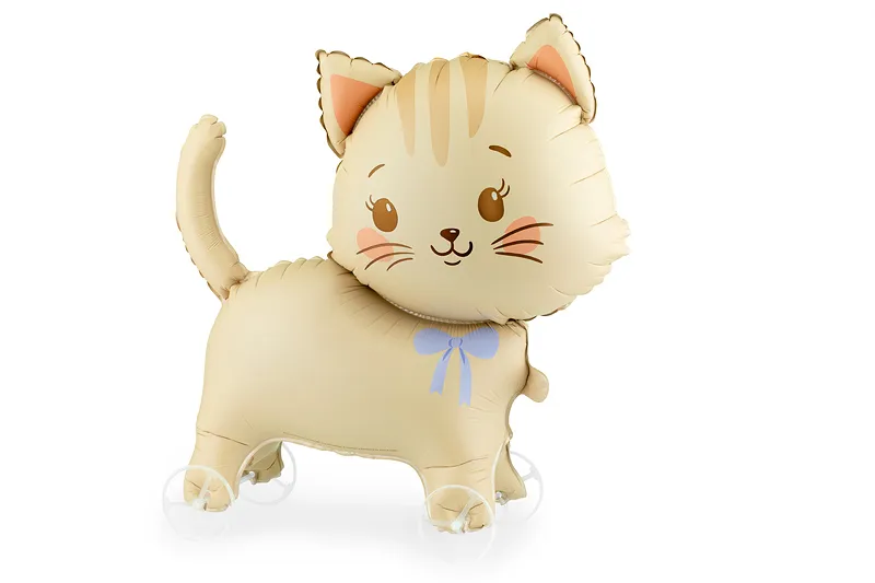 Balão Foil com Rodas 61x65cm Gato