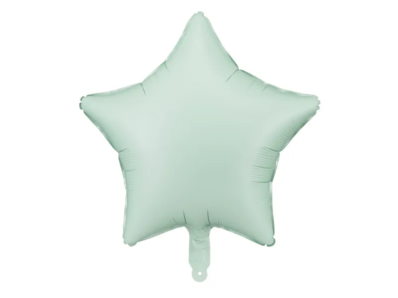 Balão Foil 48cm Estrela Verde Menta Matte