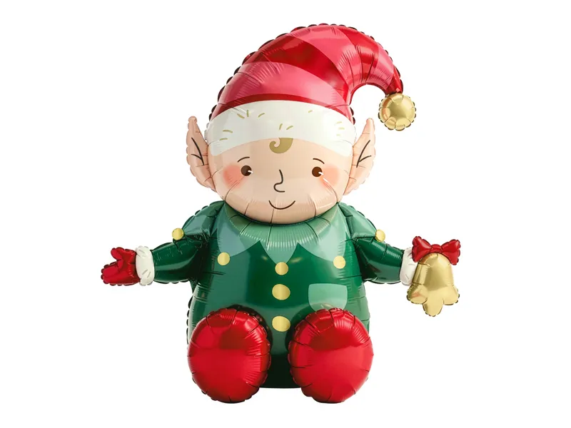 Balão Foil 89x92cm Duende de Natal