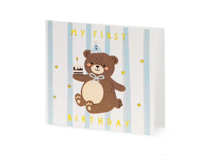 Postal 'My First Birthday' Teddy Bear
