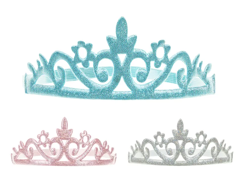 3 Tiaras Princesas Sortido cor