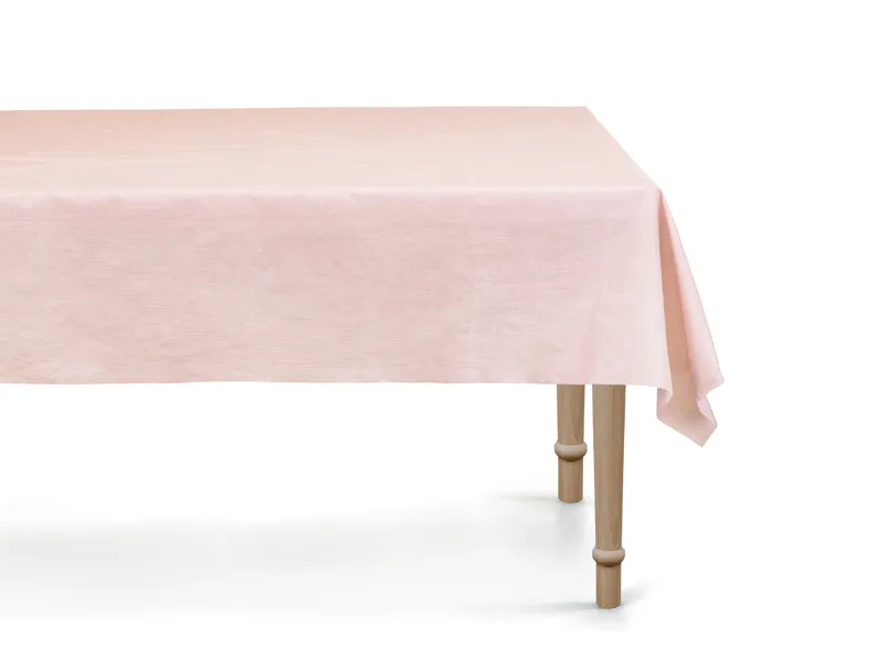 Toalha de mesa Descartável 180x120 Rosa Claro