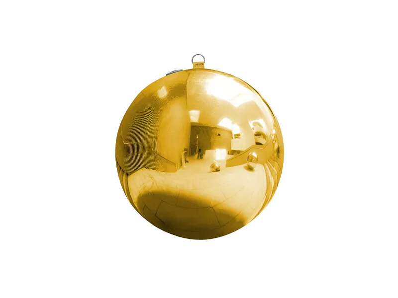 Mirror Ball PVC 60cm Dourado